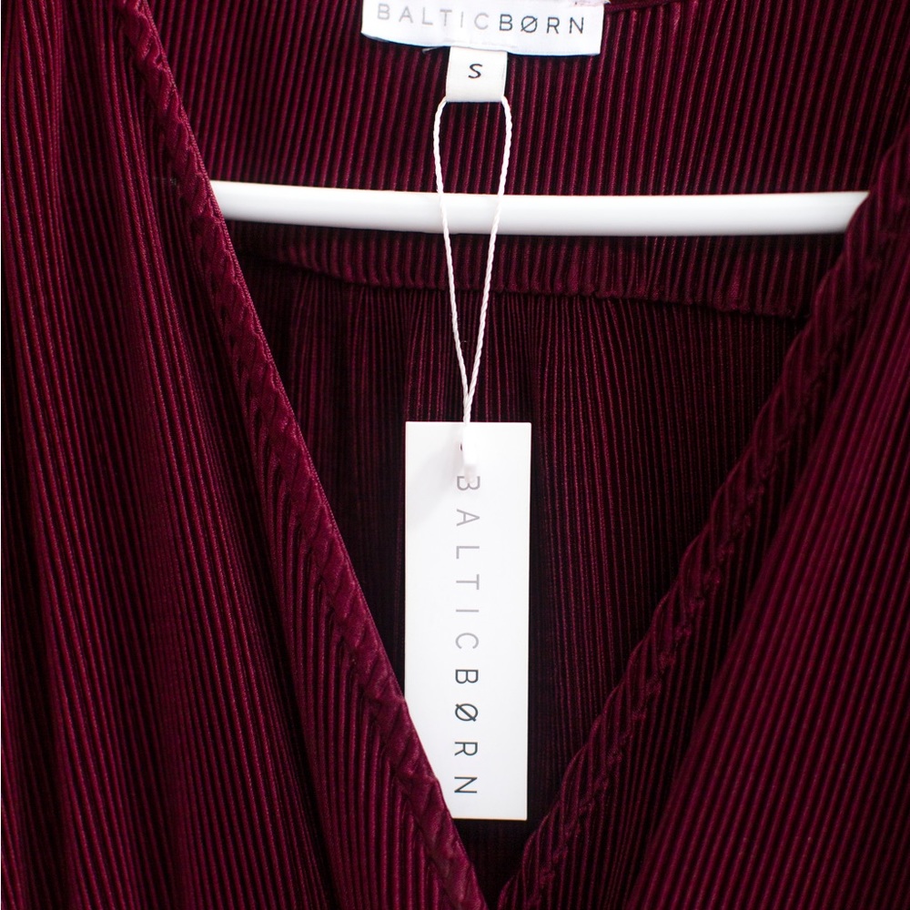 Baltic Born Dress- Merlot ribbed